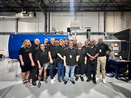 Coreteam of Sonopress EcoRecord in its new facility